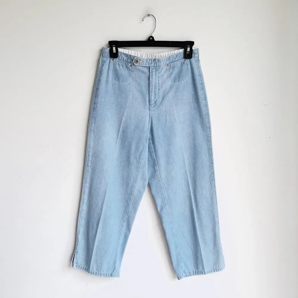 VINTAGE LIZWEAR Liz Claiborne Lightwash Cropped Denim Jeans | 4P